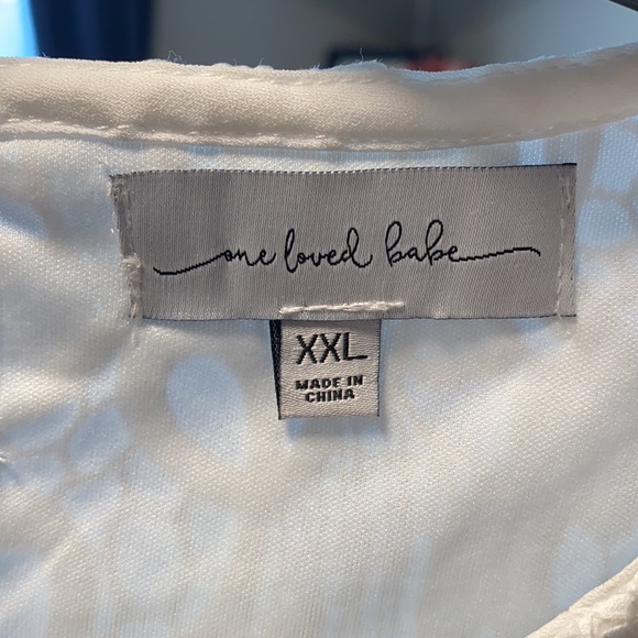 Long sleeve white dress in XXL! - Picture 3 of 3